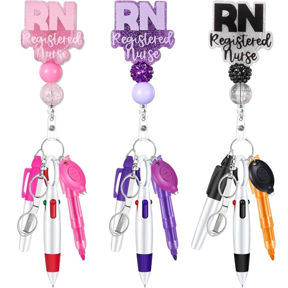 Penn Reel Fierce - New Retractable Nurse Pen Pack Lanyard