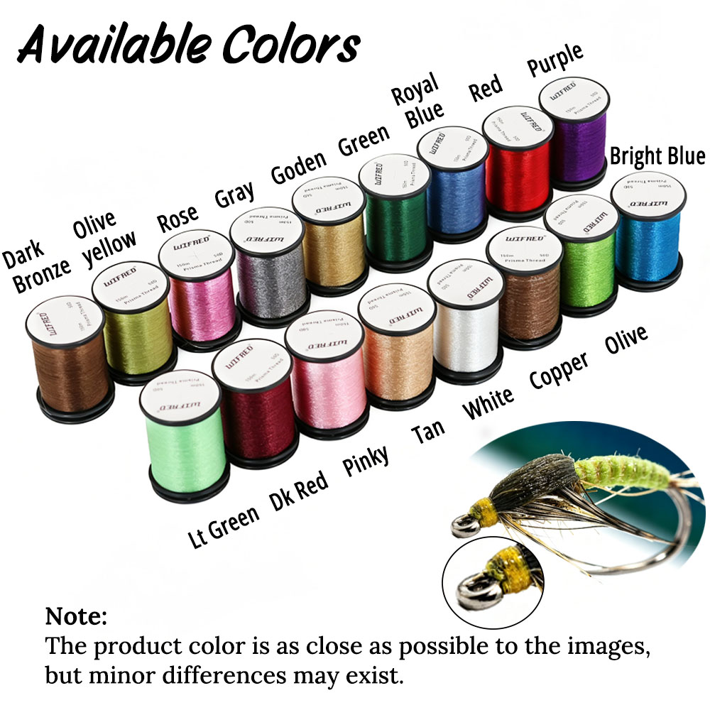  50D Prisma Fly Tying Thread  - Ice Fishing Line recension och pris