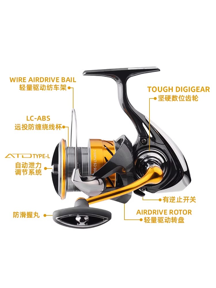 24 DAIWA REVROS CS LT Spinning - Kastking Reel Zephyr recension och pris