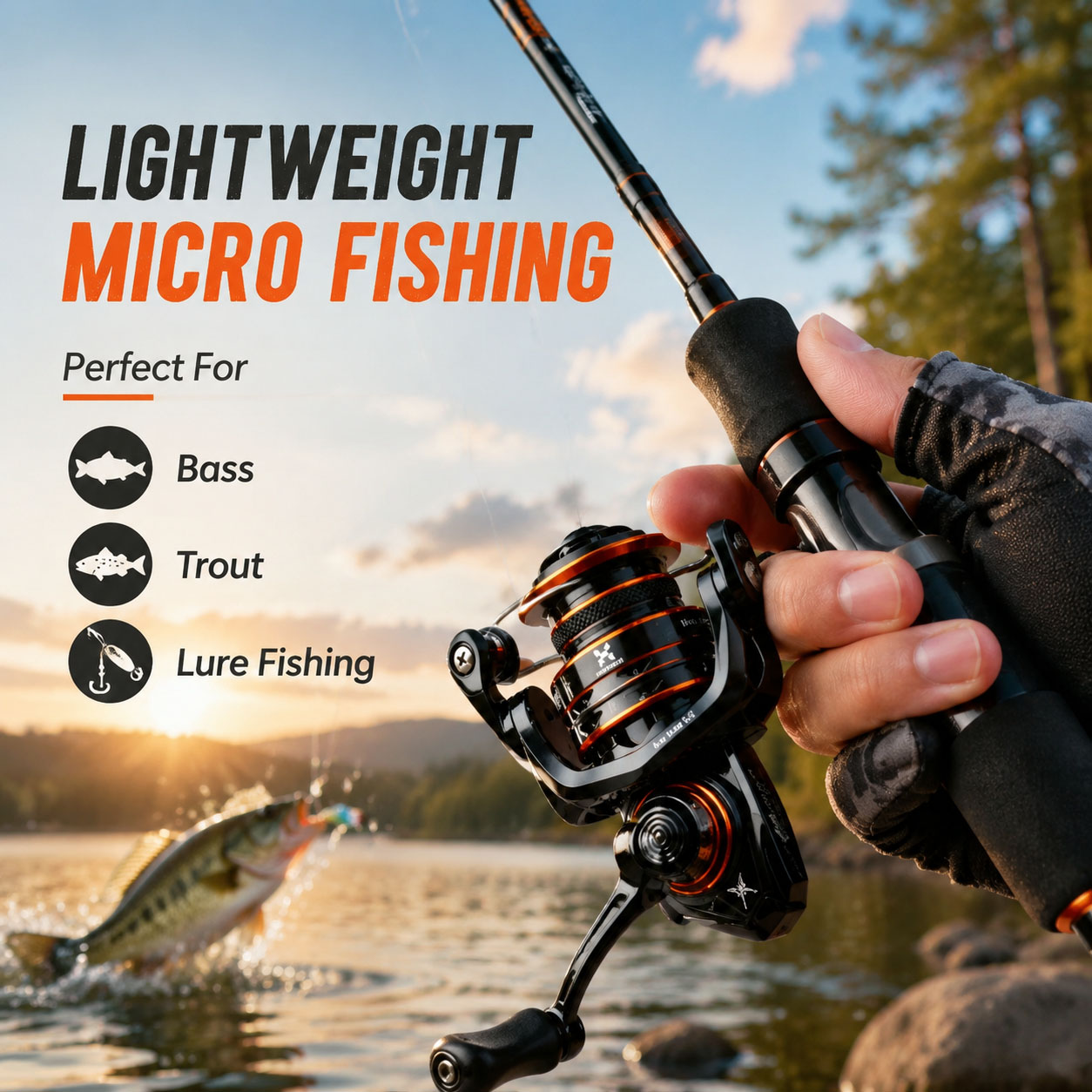 HASIDA Butterfly 800 Ultraligh - Kastking Reel Zephyr recension och pris