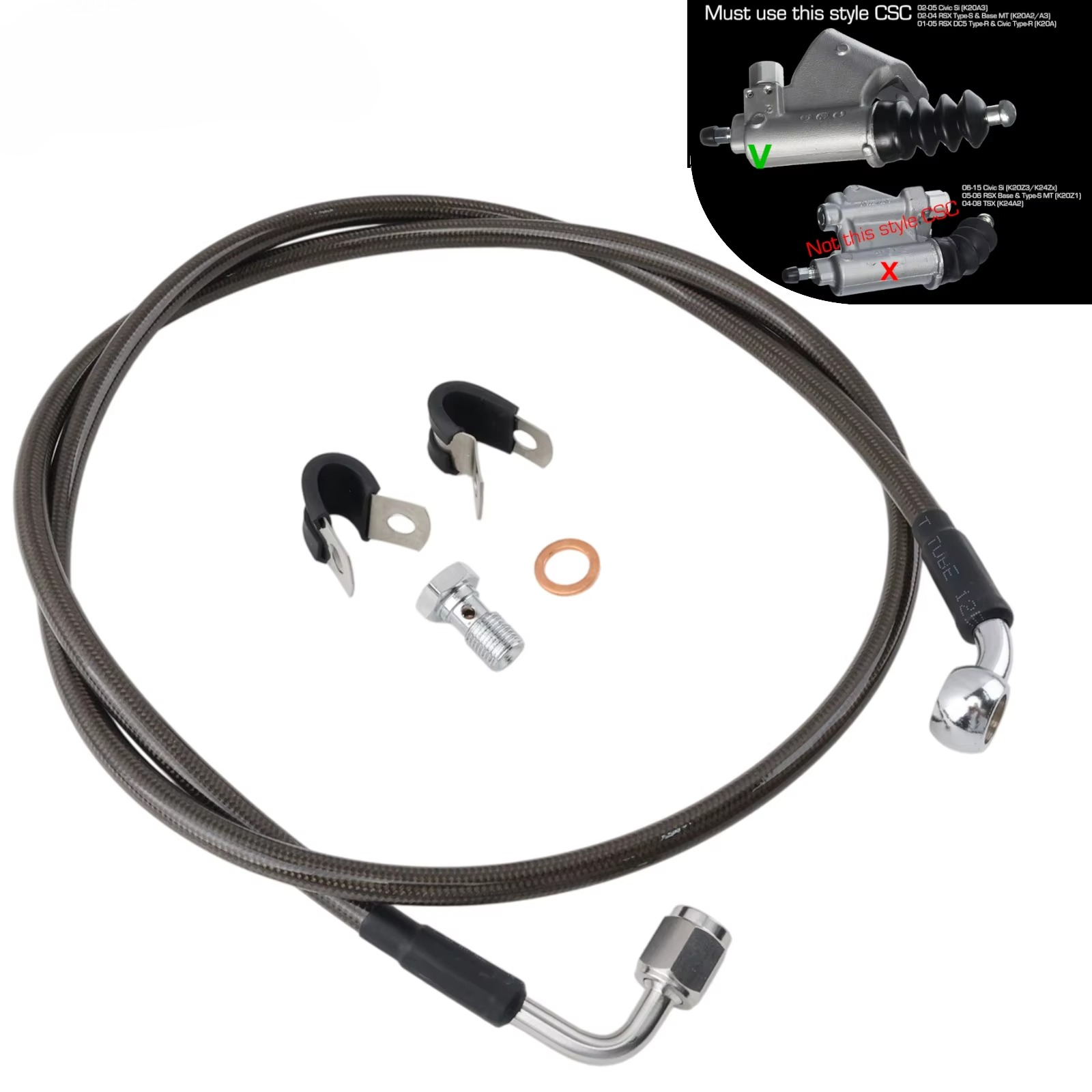 Stainless Braided Hydraulic Cl - Braided Line recension och pris